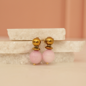 Aretes Dahlia calcedonia