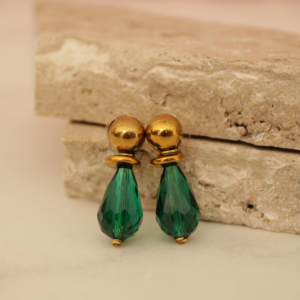 Aretes Dahlia cristal de gota